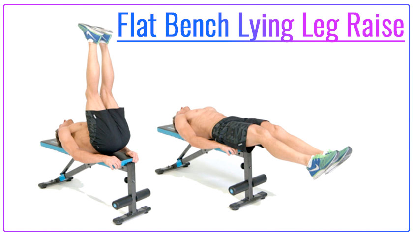 Flat Bench Lying Leg Raise